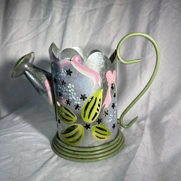 🌸 Partylite Lilac Watering Can Candle Holder  - Retired - Picture 2 of 16